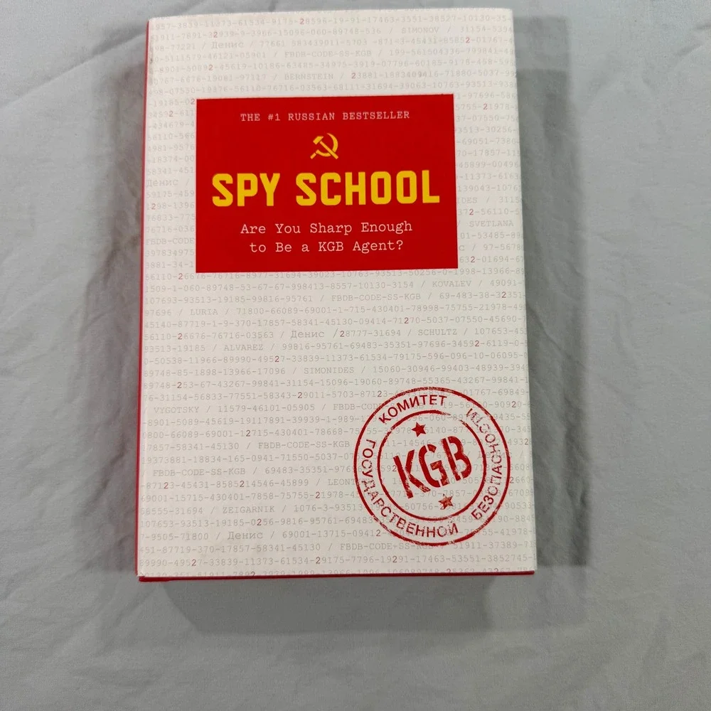 Spy School KGB Agent Training Manual Denis Bukin Hardcover 1st US Edition 2018